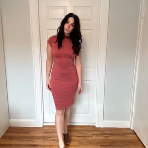 Coral Bodycon Dress